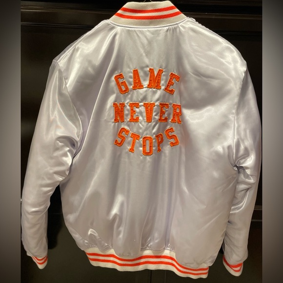 Hennessy White Jacket with Orange Accents. - Picture 5 of 5